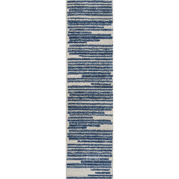 Khalil Modern Berber Stripe Area Rug